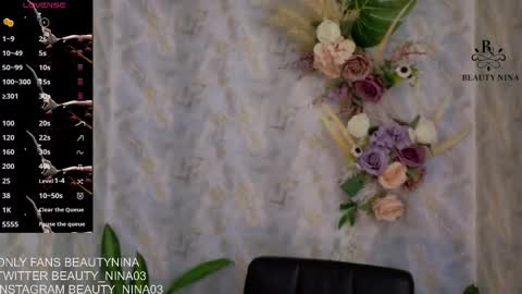 Snapshot of beauty_nina chatting on September 19, 3:51 pm beauty_nina online show from September 19, 3:51 pm