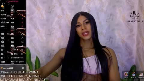 Snapshot of beauty_nina chatting on October 4, 1:34 pm beauty_nina online show from October 4, 1:34 pm