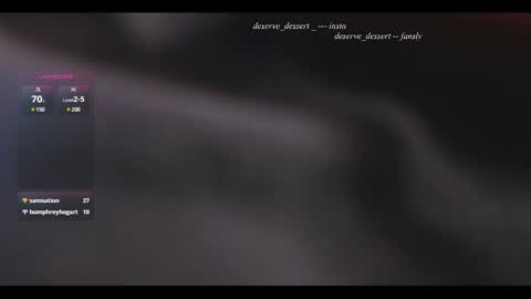 Snapshot of deserve_dessert chatting on March 6, 1:42 pm Domi online show from March 6, 1:42 pm