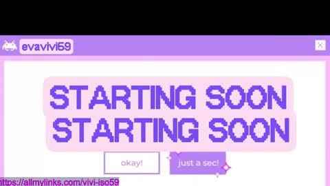 Snapshot of evavivi59 chatting on September 25, 2:18 am Vivi online show from September 25, 2:18 am