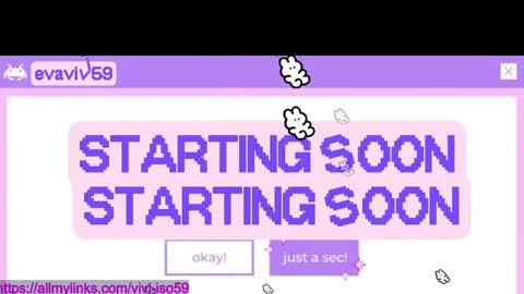 Snapshot of evavivi59 chatting on September 29, 4:01 am Vivi online show from September 29, 4:01 am