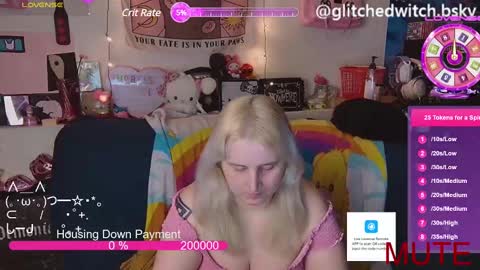 Snapshot of glitchwitch chatting on January 7, 2:43 am Glitch online show from January 7, 2:43 am
