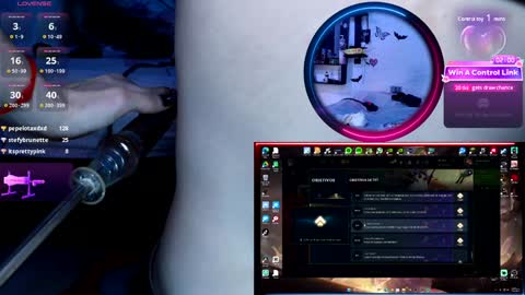 Snapshot of kittendark chatting on January 28, 3:57 am Gothic Kitten online show from January 28, 3:57 am