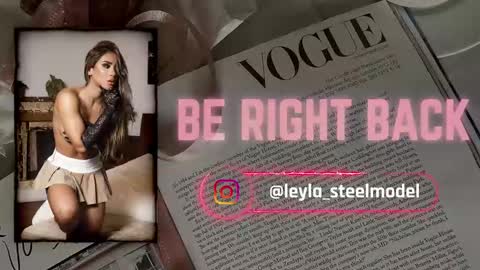 Snapshot of leyla_steel chatting on February 28, 11:03 am INSTA leylasteel model online show from February 28, 11:03 am