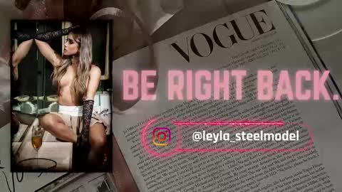 Snapshot of leyla_steel chatting on September 9, 4:06 pm INSTA leylasteel model online show from September 9, 4:06 pm