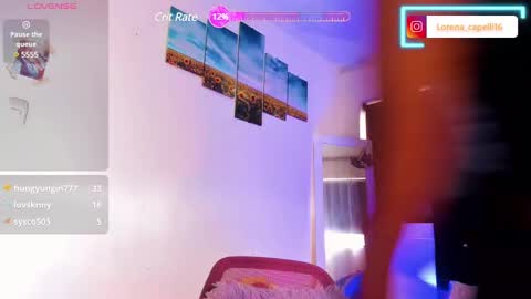 Snapshot of lorena_capelli_ chatting on January 29, 8:35 pm lesly lorena online show from January 29, 8:35 pm