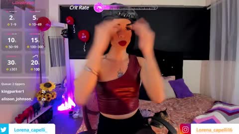 Snapshot of lorena_capelli_ chatting on February 19, 5:05 am lesly lorena online show from February 19, 5:05 am