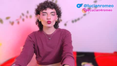 Snapshot of lucianromeo17 chatting on December 8, 8:51 am Lucy or Lucian 3 Come to my social Links3 online show from December 8, 8:51 am