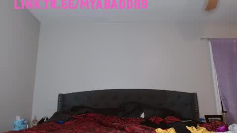 Snapshot of myabadd chatting on January 16, 12:45 am BaddMFUCKER online show from January 16, 12:45 am