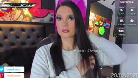 Snapshot of rominaowenxx chatting on February 28, 5:59 am ROMINA OWEN online show from February 28, 5:59 am