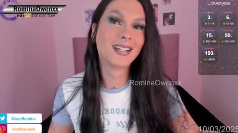Snapshot of rominaowenxx chatting on March 10, 4:57 pm ROMINA OWEN online show from March 10, 4:57 pm
