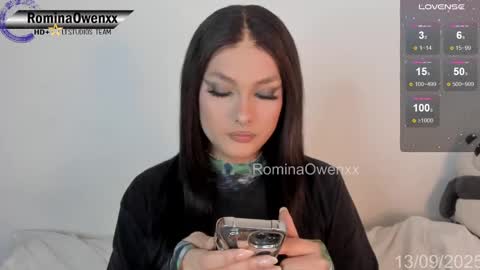 Snapshot of rominaowenxx chatting on September 13, 2:12 pm ROMINA OWEN online show from September 13, 2:12 pm