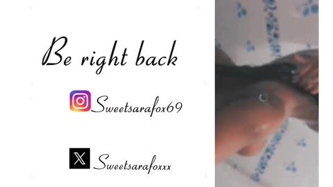 Snapshot of sweetsarafoxxx chatting on September 23, 7:20 pm Sara Sofia Libra online show from September 23, 7:20 pm