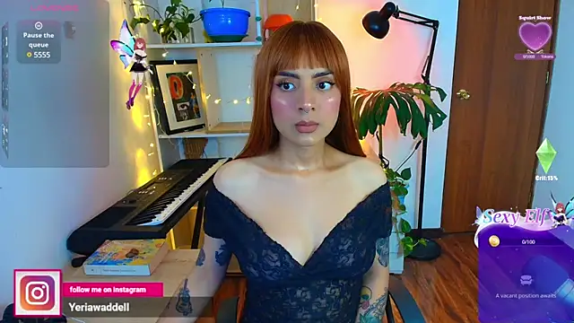 Snapshot of Yeriawaddell_ chatting on February 12, 1:09 am Yeriawaddell online show from February 12, 1:09 am