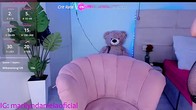 Snapshot of Marily_Daniela_ chatting on February 16, 9:16 pm Marily Daniela online show from February 16, 9:16 pm