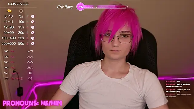 Snapshot of CuteYukiKun chatting on January 1, 12:00 am CuteYukiKun online show from January 1, 12:00 am