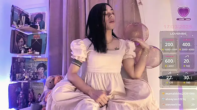 Snapshot of BarbieVenus chatting on March 17, 3:24 pm BarbieVenus online show from March 17, 3:24 pm