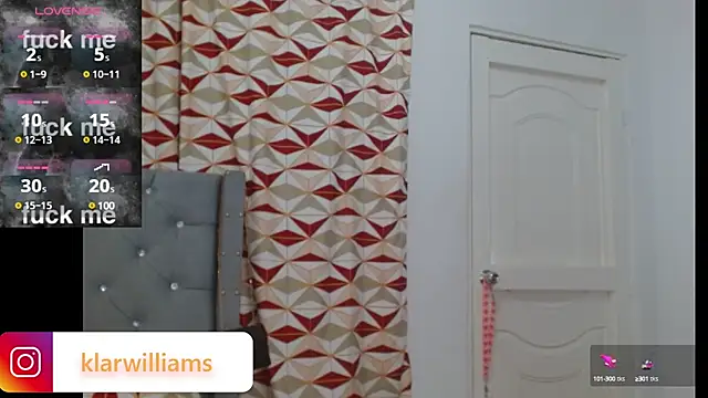 Snapshot of klarwillians chatting on March 9, 8:21 pm klarwillians online show from March 9, 8:21 pm