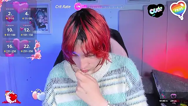 Snapshot of -kisa_ chatting on February 22, 6:28 am -kisa online show from February 22, 6:28 am