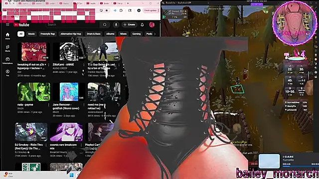 Snapshot of baileylevay chatting on October 1, 12:22 am baileylevay online show from October 1, 12:22 am