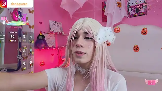 Snapshot of DaripQueen chatting on October 9, 3:46 pm DaripQueen online show from October 9, 3:46 pm