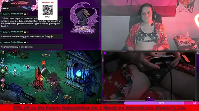 Snapshot of Rae-Suon chatting on March 9, 7:23 am Rae-Suon online show from March 9, 7:23 am